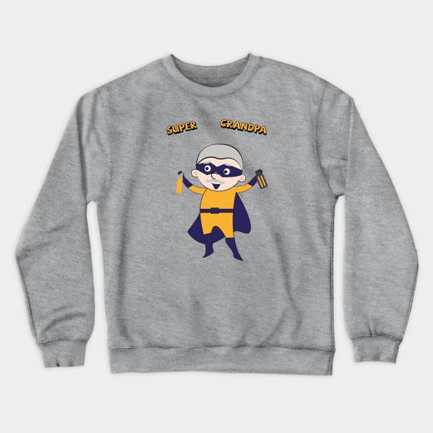Super grandpa1 Crewneck Sweatshirt by grafart
